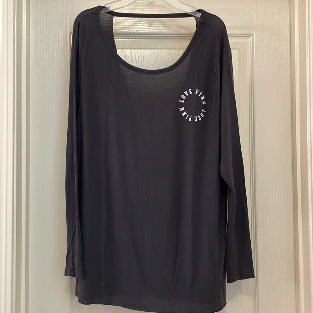 PINK Long Sleeved Shirt - Dark Bluish/Gray
